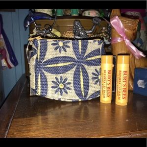 Burt’s Bee Mini Bag and Two Brand-new Chapsticks